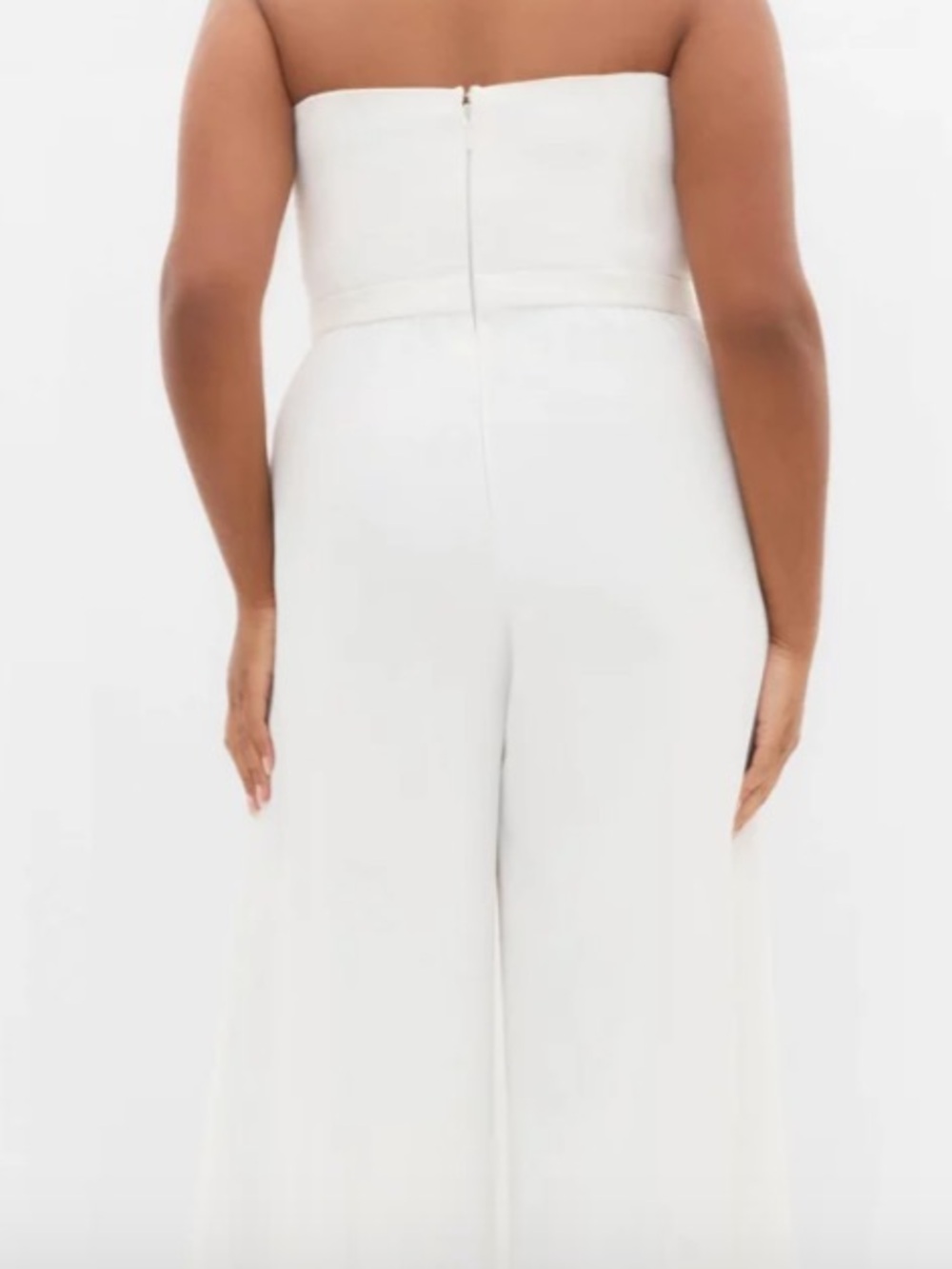 City Chic White Jumpsuit - Picture 4 of 10